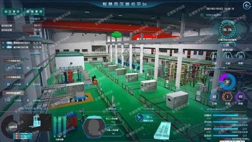 南昌數字孿生工廠 三維可視化建模與虛擬仿真交互模型的網絡技術服務